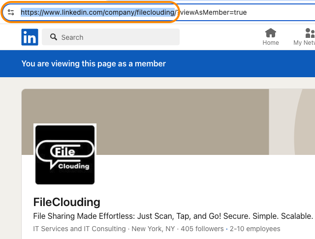 Linkedin url